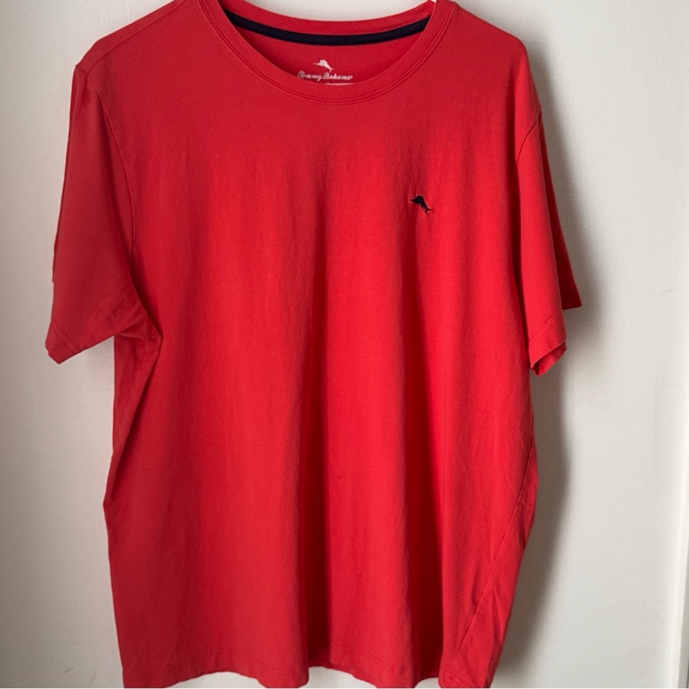 Mens Tommy Bahama Red Short Sleeve Crewneck T Shirt Sleepwear Size Large